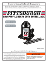 Pittsburgh56735 20 Ton Hydraulic Low Profile Heavy Duty Bottle Jack