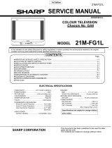 Sharp 21M-FG1L Owner's manual