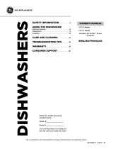 GE Dishwasher User manual