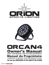 Orion ORCAN4 Owner's manual