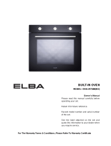 Elba EBO-M7388(BK) BUILT-IN OVEN Owner's manual