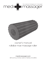 medmassager rollvibe max massage roller Owner's manual