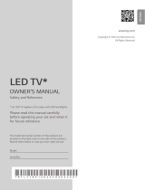 LG 32LQ573BPSA Owner's manual