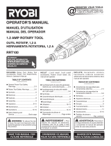 Ryobi RRT100 Owner's manual