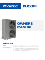 GREE FLEXX60HP230V1AO Owner's manual