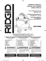 RIDGID HD14000 User guide