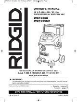 RIDGID WD1956 Owner's manual