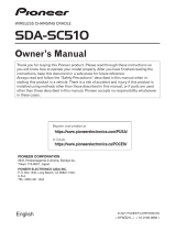 Pioneer SDA-SC510 Wireless Charging Cradle Owner's manual