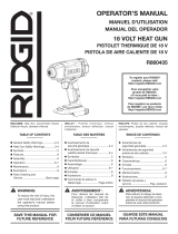 RIDGID R860435 User guide