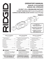 RIDGID R866012B-AC13B03N User guide
