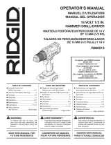 RIDGID R860012 Owner's manual