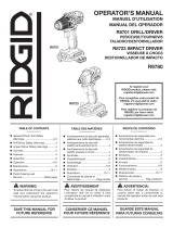 RIDGID R9780 Owner's manual