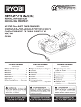 Ryobi RY40870 Owner's manual