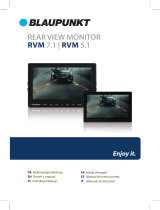 Blaupunkt RVM 7.1 Rear View Monitor Owner's manual