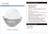 LEMEGA S6 Bluetooth Speaker Clock Radio Owner's manual