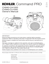 Kohler CH940 Owner's manual