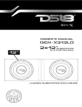 DS18GEN-X212LD 1*12″ SUBWOOFER IN A PORTED BOX 1800 Watts