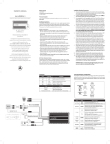 JL Audio MX500 Owner's manual