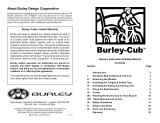 Burley Cub X Bike Trailer for 1-2 Kids Owner's manual