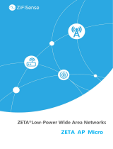 ZiFiSense ZETA Low-Power Wide Area Networks Owner's manual