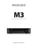 PROFICIENT M3 Owner's manual