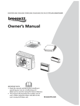 Breeze33 36-000 BTU Indoor Single Zone Heat Pump Unit Owner's manual