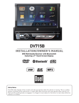 Dual DV715B Owner's manual