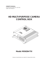 MXN 04-TVI HD Multi-Purpose Camera Control Box Owner's manual