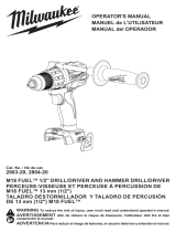 Milwaukee 2803-20 Owner's manual