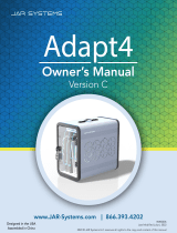 JAR SYSTEMS Adapt4 Owner's manual