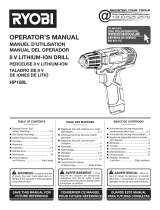 Ryobi HP108L Owner's manual