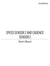 Garmin Speed Sensor 2 User manual