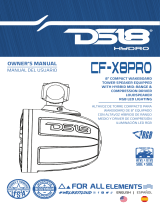 DS18 CF-X8PRO Owner's manual
