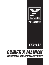 YORKVILLE YXL15SP Owner's manual