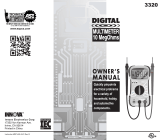 Digital Hands-Free DMM 3320 Multimeter 10 MegOhm Owner's manual