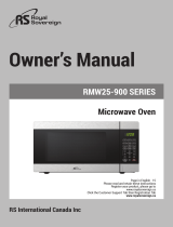 Royal Sovereign RMW25-900 Owner's manual