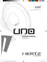 Hertz CS 300 Owner's manual