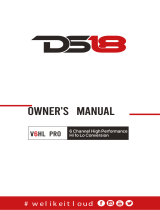 DS18 V6HL PRO Owner's manual