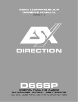 ESX D66SP Owner's manual