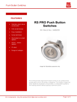 RS PRO 2489255 Push Button Switches Owner's manual