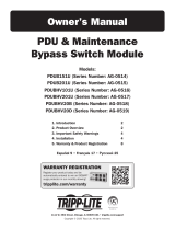 Tripp Lite Tripp-lite PDUB151U Bypass Switch Module Owner's manual