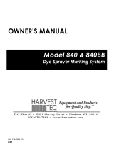 Harvest TEC 840BB Owner's manual
