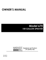 HARVEST TECHNOLOGY 675 Owner's manual