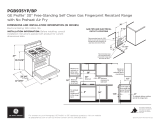 GE Appliances PGB935YP/BP Profile 30 Inch Free Standing Self Clean Gas Range Owner's manual