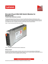 Lenovo Brocade 20-Port 8Gb SAN Switch Modules for BladeCenter Owner's manual