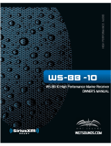 Wet Sounds WS-BB-1O High Performance Marine Receiver Owner's manual