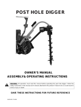 YTL Post Hole Digger Owner's manual