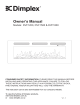Dimplex DVF1200 Owner's manual