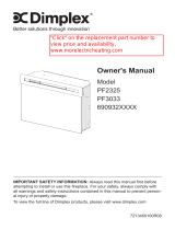 Dimplex GDS33HL-1310RG Installation guide