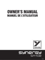 YORKVILLE SA102 Owner's manual
